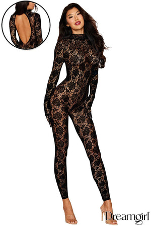 Dreamgirl 0516 Black Gloved Bodystocking For Her - Women's Sexy Wear Buy Sex Toys in Singapore LoveisLove U4Ria