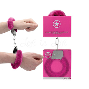 Shots Ouch! Beginner's Furry Handcuffs Restraint Pink Bondage - Ankle & Wrist Restraints  Buy Sex Toys in Singapore LoveisLove U4Ria