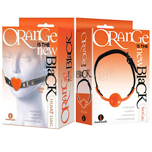 Icon Brands Orange Is The New Black Heart Gag or Ball Gag Buy in Singapore LoveisLove U4Ria