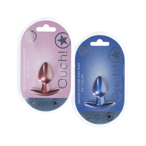 Shots Ouch! Smooth Silicone Anal Plug Small Rose Gold Anal - Anal Probes & Tools Buy Sex Toys in Singapore LoveisLove U4Ria