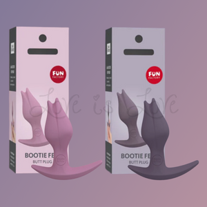 Fun Factory Bootie Fem Butt Plug Rose or Dark Taupe Singapore