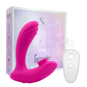 Swan Lamode Airkiss Air Breeze Dual Clit & G-Spot Vibrator Pink