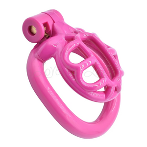 Turtle Chastity Cage 4-Piece Ring Kit #78 Black or Pink