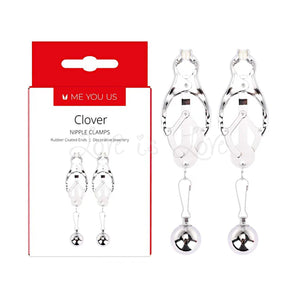 Me You Us Clover Nipple Clamp Silver Buy in Singapore LoveisLove U4Ria