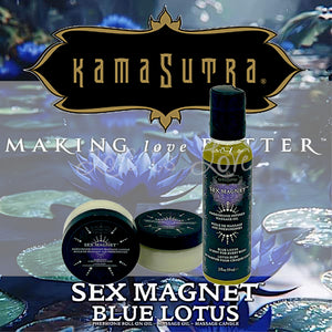 Kama Sutra Sex Magnet Pheromone Massage Candle or Massage Oil Blue Lotus Buy in Singapore LoveisLove U4Ria