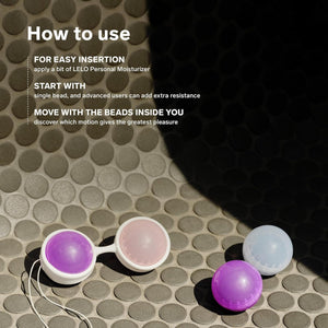 Lelo Beads Plus Weighted Kegel Balls Pelvic Trainer Set (In New Packaging)