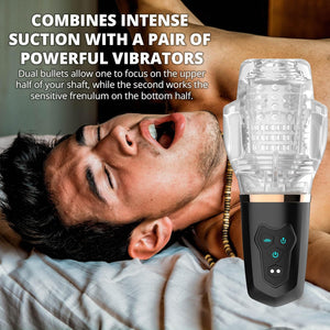 Adam & Eve Adam's Gawk Gawk 2.0 Sucking & Vibrating Sleeve Buy in Singapore LoveisLove U4Ria