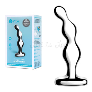 B-Vibe Stainless Steel Anal Beads Buy in Singapore LoveisLove U4Ria