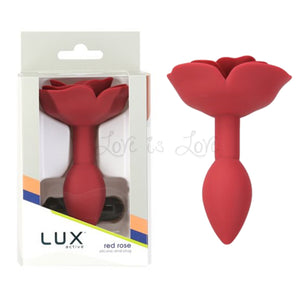 ​BMS Lux Active Red Rose Silicone Butt Plug Buy in Singapore LoveisLove U4Ria 