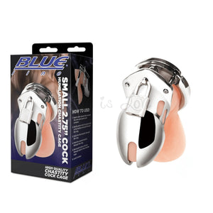Blue Line Small 2.75 Inch Cock Humiliation Chastity Cage Buy in Singapore LoveisLove U4Ria