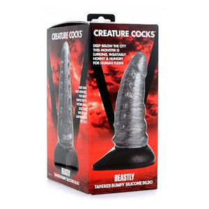 Creature Cocks Beastly Tapered Bumpy Silicone Dildo Buy in SIngapore LoveisLove U4Ria 