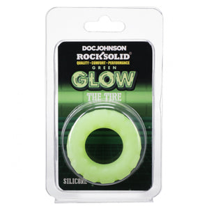 Doc Johnson Rock Solid The Tire Glow in the Dark Cock Ring Green Buy in Singapore LoveisLove U4Ria 