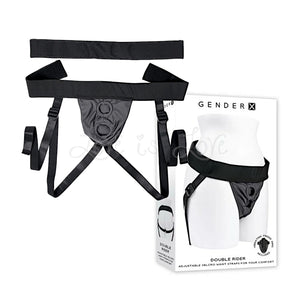 Gender X Double Rider Strap-On Harness Buy in Singapore LoveisLove U4Ria