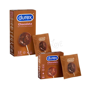 Durex Chocolate with Dots and Flavour 3 Pcs or 12 Pcs