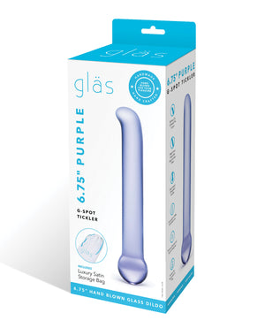 Glas Purple G-Spot Tickler Glass Dildo