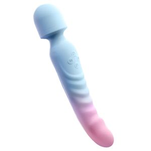 Erocome Octans Dual Head Heating Wand Vibrator Blue Vibrators - Wands & Attachment Buy Sex Toys in Singapore LoveisLove U4Ria