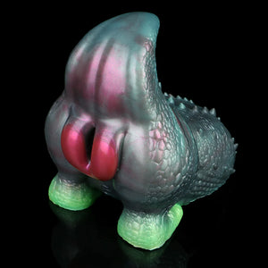 Fantasy Creature Green Reptilian Stroker Silicone Onahole Masturbator 1.48kg Male Masturbators -Masturbation Sleeves Buy Sex Toys in Singapore LoveisLove U4Ria