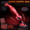 Fantasy Creature Red Knot Silicone Dildo with Suction Cup 8.46 inch Dildos - Large & Unique Dildos Buy Sex Toys in Singapore LoveisLove U4Ria