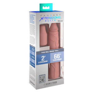 Fantasy X-tensions Elite Silicone X-tension 1 Inch ro 2 Inch with Removable Penis Extender Buy in Singapore LoveisLove U4Ria