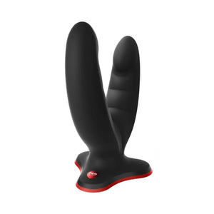 Fun Factory Ryde Double Head Grinding Silicone Dildo with Suction Cup Wild Olive Black Buy in Singapore LoveisLove U4Ria