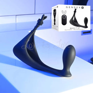 Gender X Back It Up Remote-Controlled Vibrating Silicone Ring and Plug Buy in Singapore LoveisLove U4Ria