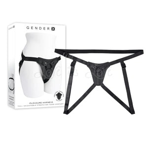 Gender X Pleasure Harness Adjustable Straps For Your Comfort (Vibrating Finger Ring Included) Buy in Singapore LoveisLove U4Ria