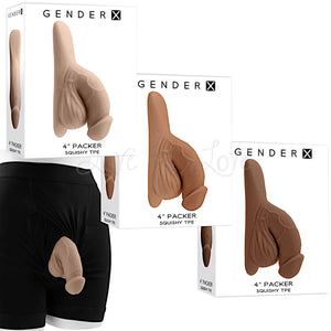 Gender X 4 Inch Squishy TPE Packer Light or Medium or Dark Buy in Singapore LoveisLove U4Ria