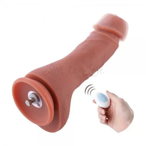 Hismith 8.6 Inch Vibrating Dildo with 3 Speeds + 4 Modes with KlicLok System - Dual Density G-Spot Dildo Buy in Singapore LoveisLove U4Ria