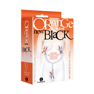 Icon Brands Orange Is The New Black Triple Your Pleasure Nipple Clamps & Chain  Buy in Singapore LoveisLove U4Ria 