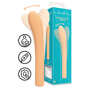 Shots LoveLine Fingering G-Spot Vibrator Peach Fuzz Vibrators - G-Spot Vibrators Buy Sex Toys in Singapore LoveisLove U4Ria