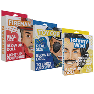 Hott Products Real Size Inflatable Party Doll Johnny Wad or Toy Cop or Fireman Buy in Singapore LoveisLove U4Ria