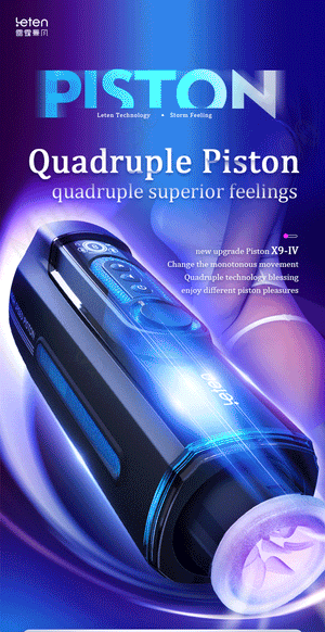 Leten X9-IV Piston Retractable Masturbation Cup Version 4 Male - Masturbators - Stroke/Suck/Vibrate Buy in Singapore LoveisLove U4Ria