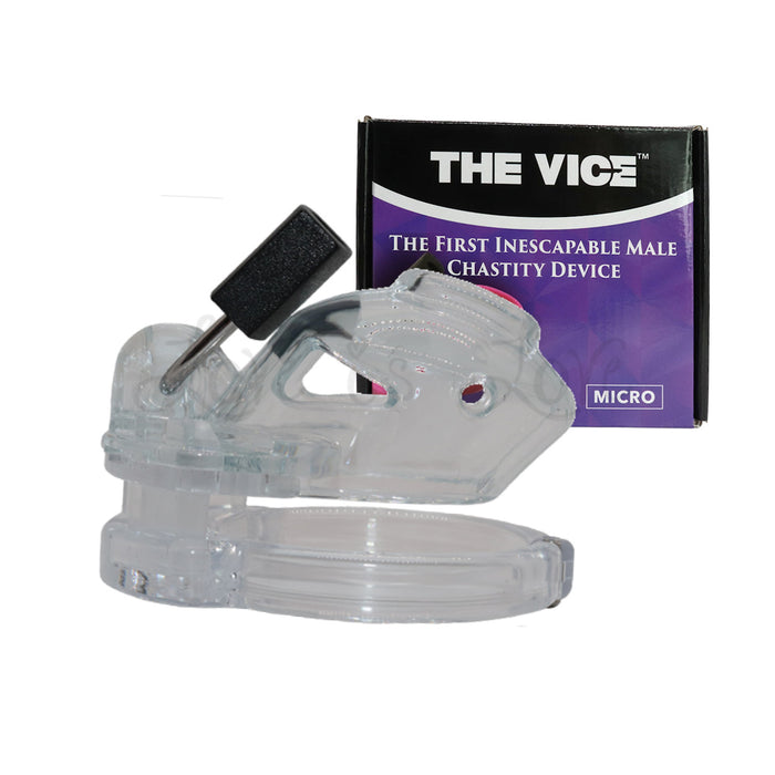 Locked In Lust The Vice Micro Chastity Device Clear