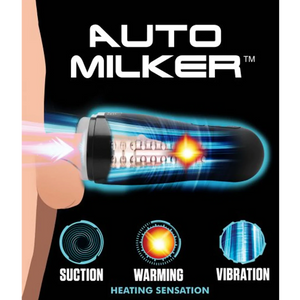 LoveBotz Auto Milker 15X Rechargeable Sucking & Heating Vibrating Masturbator Male Masturbators - Automatic Masturbators Buy Sex Toys in Singapore LoveisLove U4Ria