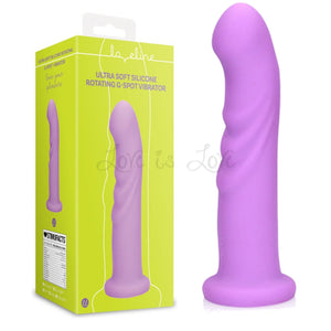 Loveline Ultra Soft Silicone Rotating G-Spot Vibrator Lavender Spectacle Buy in Singapore LoveisLove U4Ria