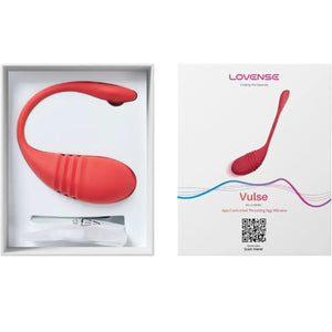 Lovense Vulse App-Controlleds Thrusting & Vibrating Egg Buy in Singapore LoveisLove U4Ria 