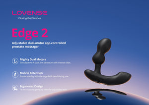 Lovense Edge 2 App-Controlled Prostate Massager App-Controlled