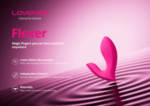 Lovense Flexer Insertable App-Controlled Dual Panties Vibrator