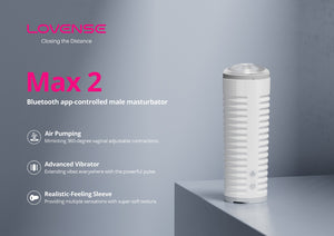 Lovense Max 2 Wireless Male Masturbator App-controlled