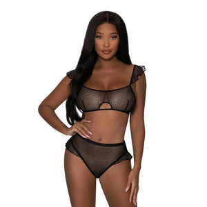 Magic Silk Girl Next Door Bralette & Panty Black S/M Buy in Singapore LoveisLove U4Ria