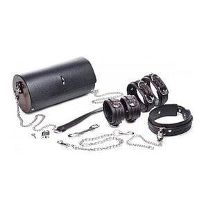 Master Series Kinky Clutch Black Bondage Set with Carrying Case Buy in Singapore LoveisLove U4Ria 