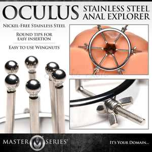 Master Series Oculus Stainless Steel Anal Explorer Buy in Singapore LoveisLove U4Ria