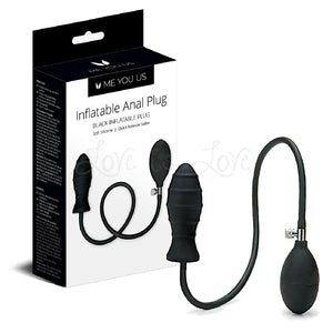 Me You Us Silicone Inflatable Anal Plug Black Anal - Anal Inflatable Toys Buy Sex Toys in Singapore LoveisLove U4Ria