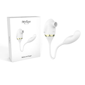 MyToys MySecret Finger MySecret Clit Suction and Vibrating Egg White Buy in Singapore LoveisLove U4Ria