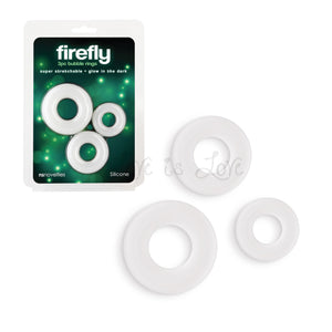 NS Novelties Firefly Bubble Rings Glow-in-the-Dark Silicone Cock Ring Buy in Singapore LoveisLove U4Ria