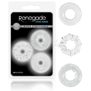NS Novelties Renegade Dyno Rings Cock Ring Clear Buy in Singapore LoveisLove U4Ria
