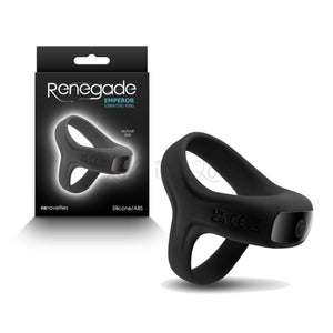 NS Novelties Renegade Emperor Vibrating Silicone Ring Black Buy in Singapore LoveisLove U4Ria