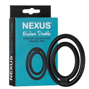 Nexus Enduro Double Stretchy Silicone Cock and Ball Ring Buy in Singapore LoveisLove U4Ria