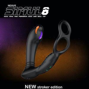 Nexus Simul8 Dual Anal & Perineum Cock and Ball Stimulator (New Stroker Edition)