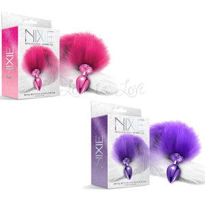 Nixie Metal Butt Plug With Ombre Tail Buy in Singapore LoveisLove U4Ria
